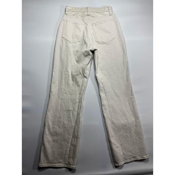 Abercrombie & Fitch Women's High Rise 90s Relaxed Mixed Fabric Jeans - 4 (27x31) - Picture 3 of 5